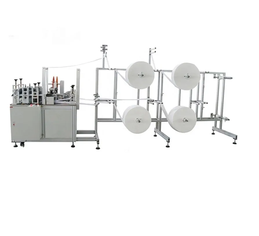 آلة صنع قناع N95 آلة شبه أوتوماتيكية آلة صنع قناع الوجه معدات صنع القناع الجراحي الأوتوماتيكية بالكامل #2