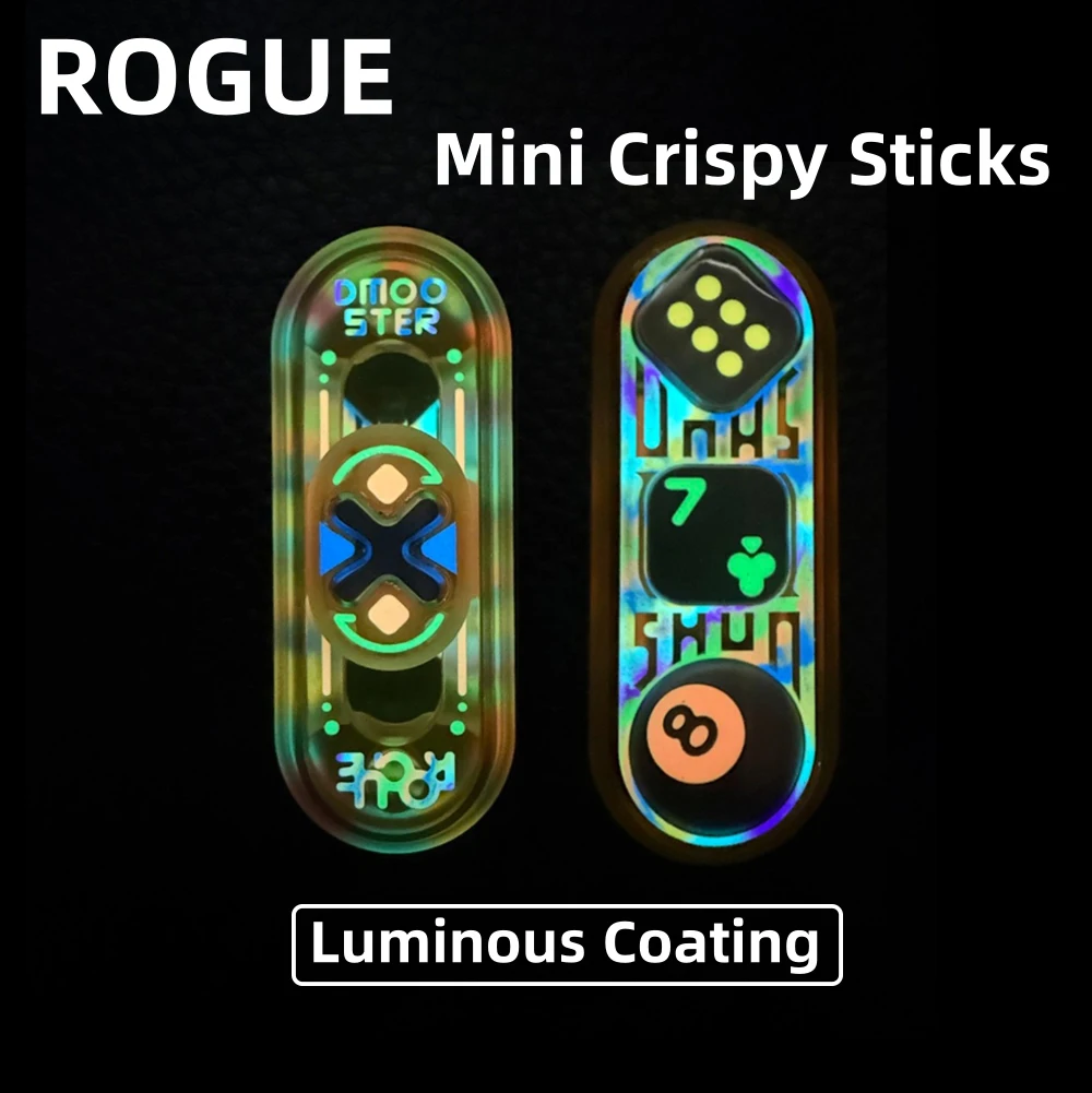 Original Designs ROGUE Mini Crispy Sticks Fidget Slider Quick Release Push Button Fidget Toys For Adults Anxiety Relief Gadgets