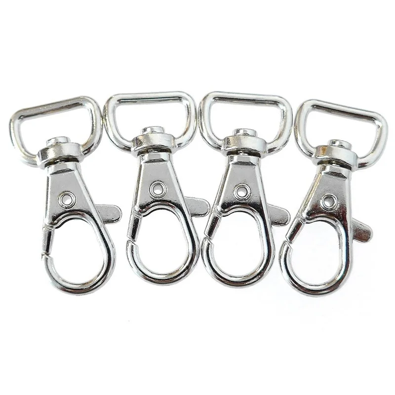 10 PCS Home Portable Small Tools Metal Lanyard Hook Swivel Snap for Lobster Clasp Clips Fashion Solid Color Accessoreis Supplies