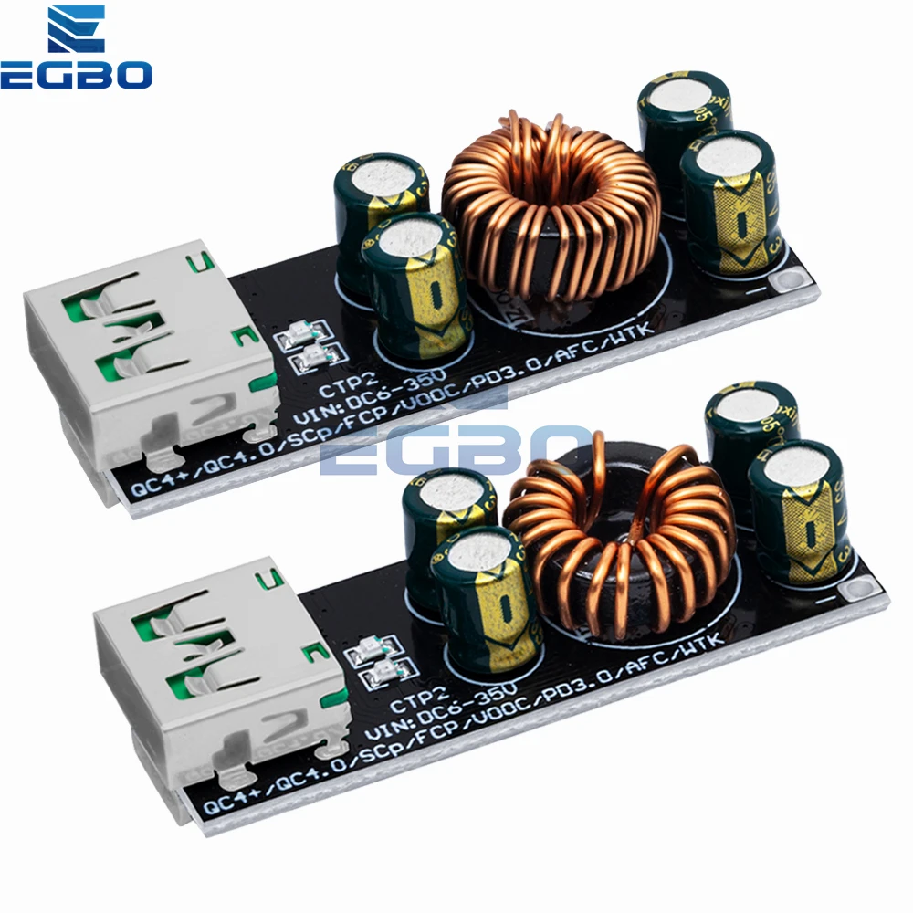 1~10PCS QC4.0 QC3.0 USB Type-C Mobile Phone Quick Charge Adapter 6 -35V Step Down Buck Boost SCP FCP PD Qualcomm SW3516 SW3518