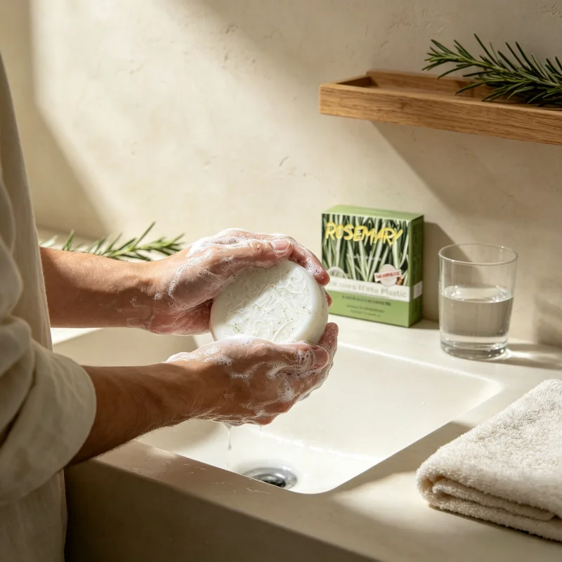 1/3/5 Shampoo Soap, Rosemary Oil Control, Refreshes Hair Roots, Adds Volume to Hair Strands, Restores the Lightness of Hair