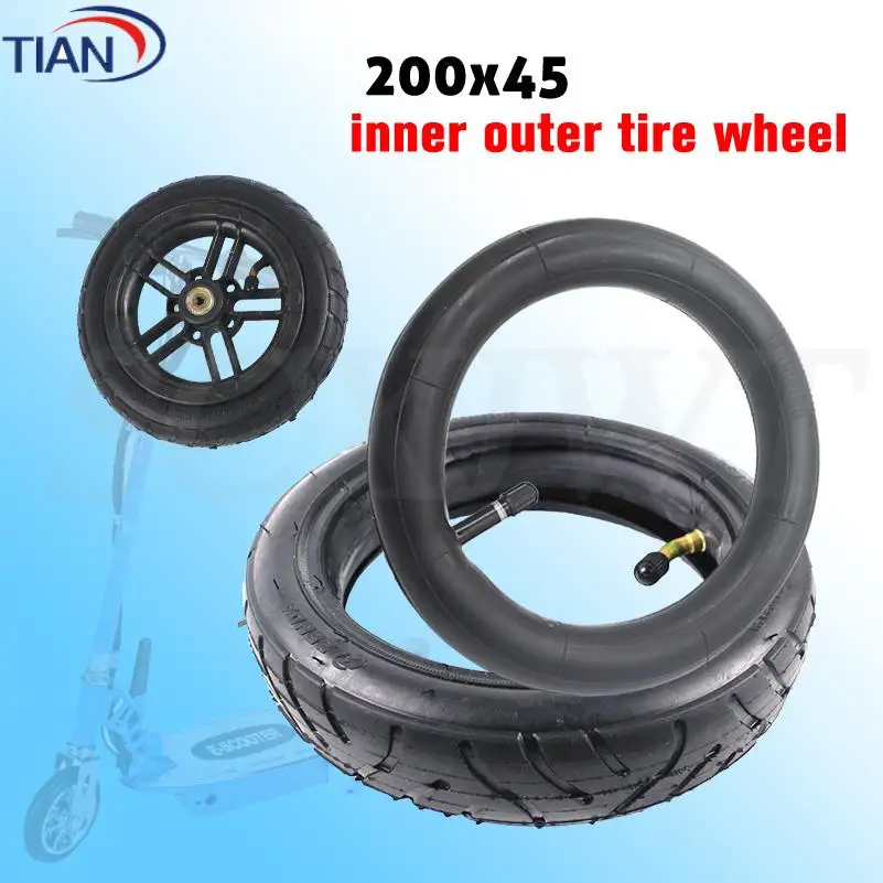 

For skateboard driver cart, inflatable tire 200x45 thick plastic wheels inside and outside