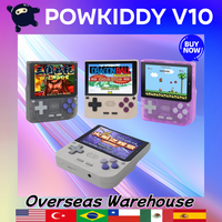 POWKIDDY V10 Handheld Game Console 3.5 Inch 480*320 IPS OCA Full Screen Retro Opendinglinux Handhelds Cheap Children Gifts  NEW