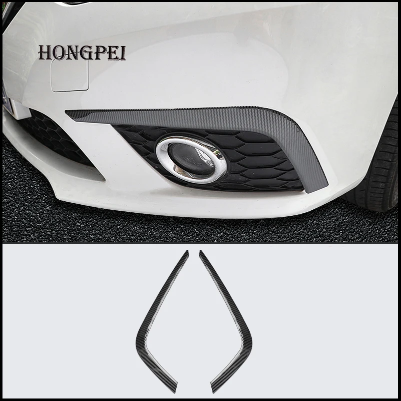 

For Nissan Sentra Sylphy 2016 2017 2018 2019 Front Fog Light Foglight Lamp Cover Trim Bezel Eyebrow Eyelid Molding Decoration