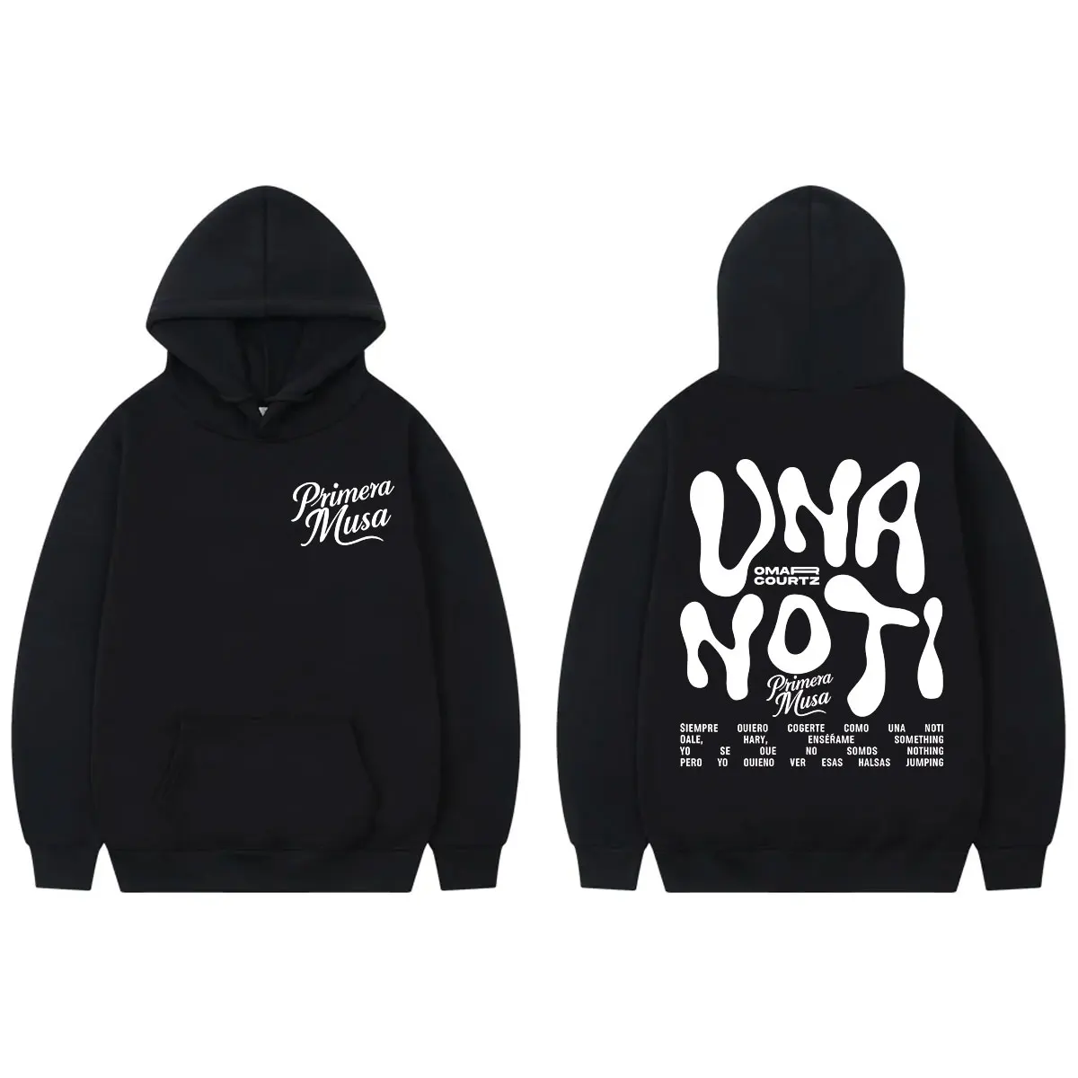 

Singer Omar Courtz Primera Musa Album Merch Hoodie Fashion Pop Music Hooded Sweatshirts Men's Women's Casual Oversized Pullovers