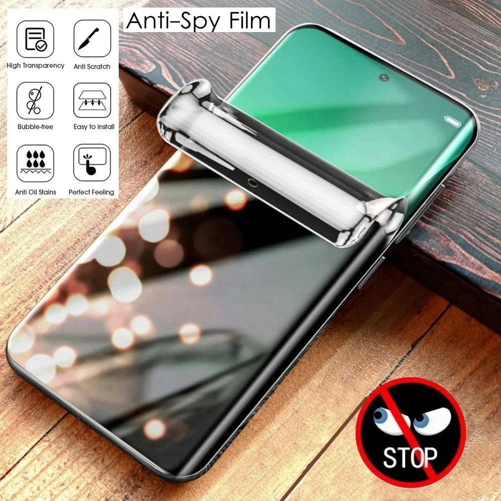 Anti-Spy Privacy Hydrogel Film Screen Protector For Vivo Y100 V2239 V27e V27 Pro Y53t iQOO U6