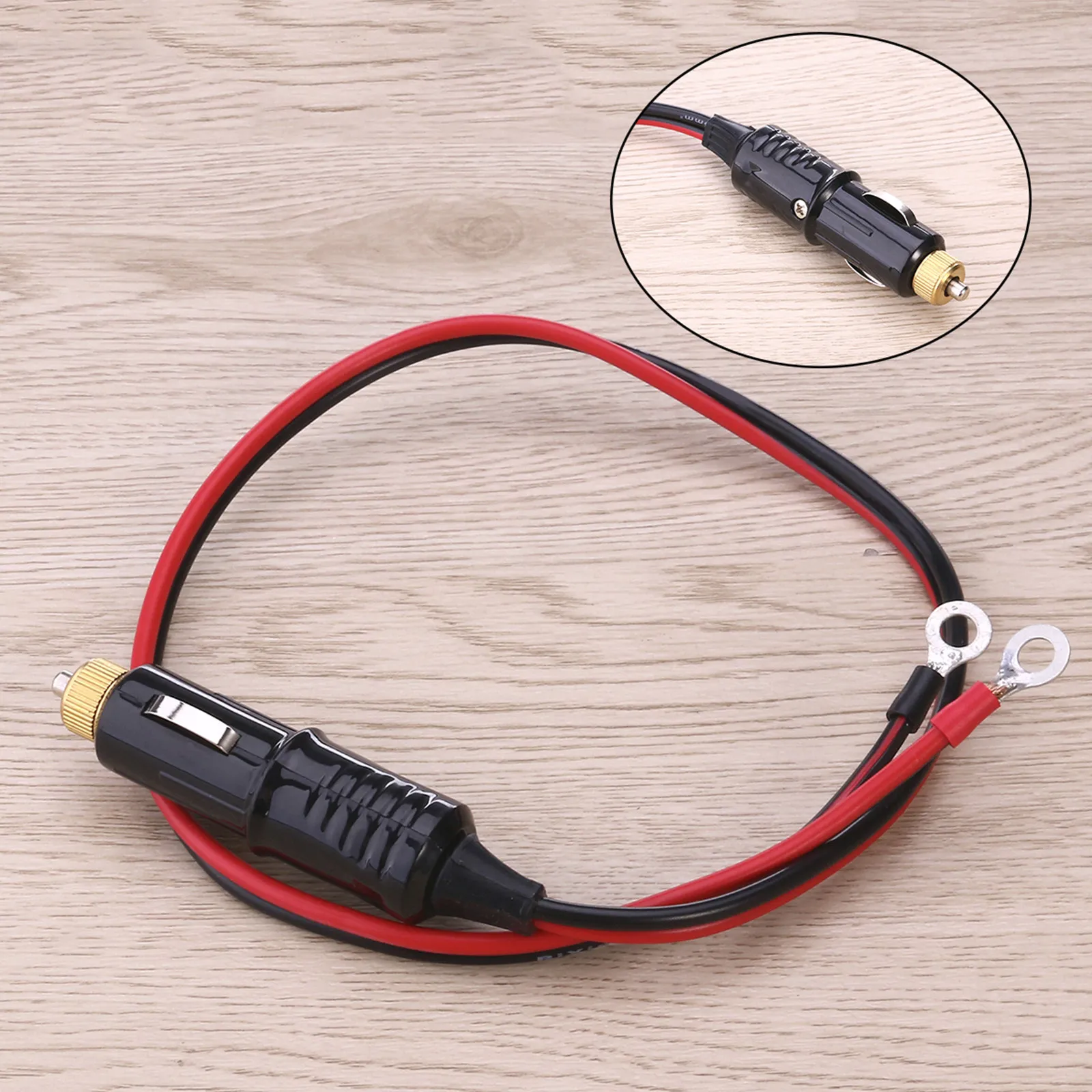 Car Inverter Cable Cigarette Lighter Adapter Premium Pc Material High Temperature Resistant Copper Core Automotive Power Supply