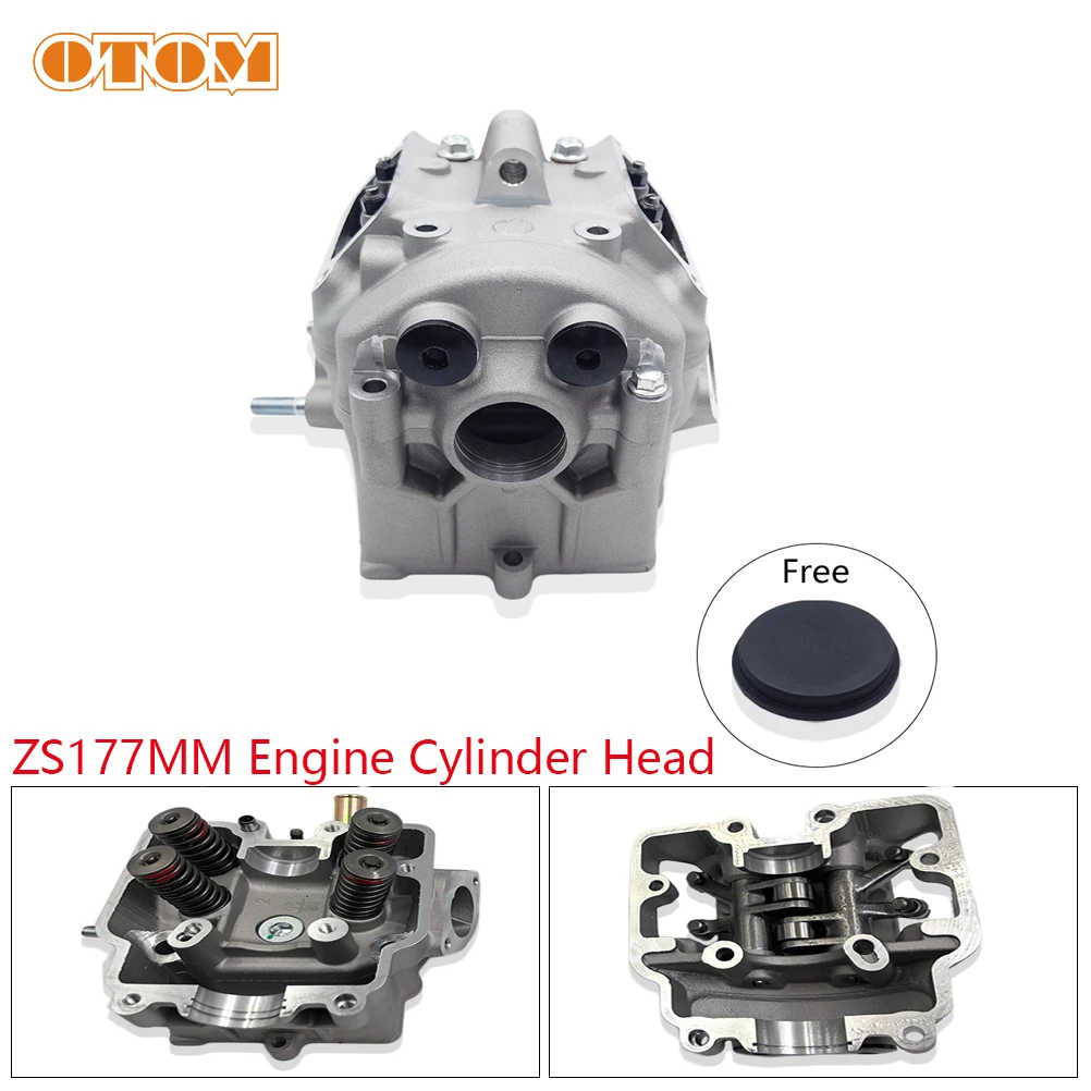 

OTOM NC250 Engine Cylinder Head Assembly With Rocker Arm Spring Valve For ZONGSHEN ZS177MM 250cc BSE KAYO MOTOLAND BRZ Moto Part