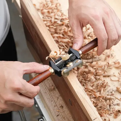 목공용 대패 날카롭고 내구성이 뛰어난 알루미늄 합금 조절 가능한 평면 대패 정밀 스크레이퍼 다기능 수동 트리밍 도구