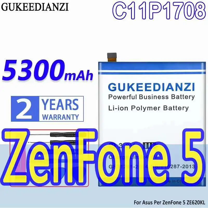 

5300Mah Mobile Phone Battery Safe High Performance For Asus Per Zenfone 5 ZE620KL C11P1708
