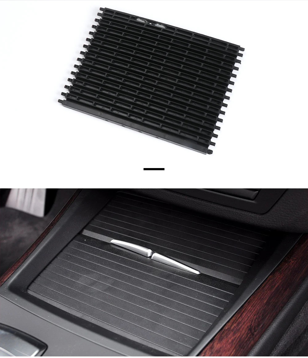 Neu-für bmw x5 x6 e70 e71 e72 2008-2015 Innen konsole Trinkwasser halter Abdeckung Getränke halter Reiß verschluss Getränke halter Zug platte – Detail 6
