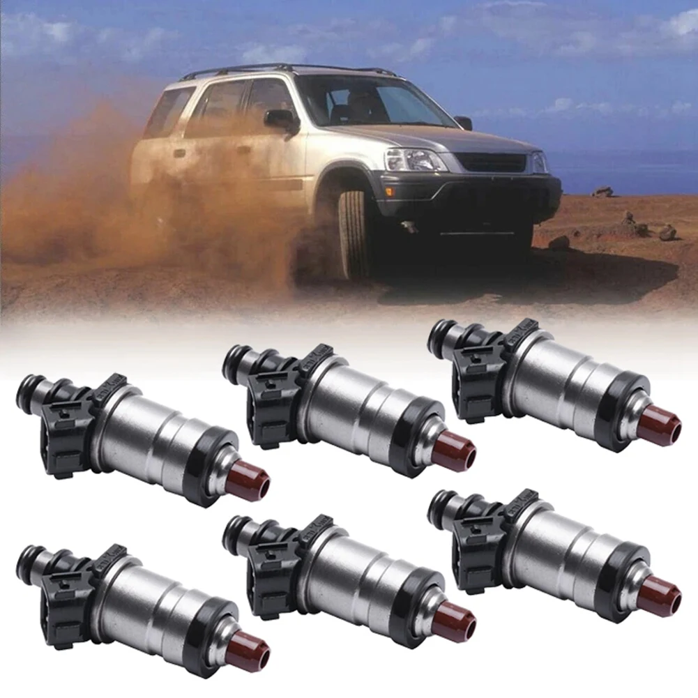 6Pcs/Set 06164-P2J-000 Car Fuel Injectors for Honda Odyssey Acura CRV Civic Accord1.6L,1.8L, 2.3L Fuel Injector Nozzle