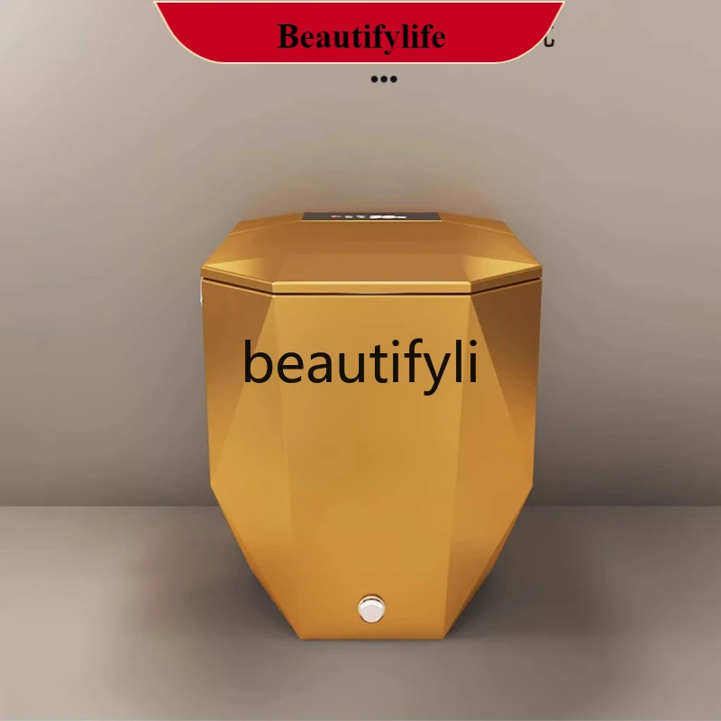 

B185 Diamond-Shaped Luxurious Gold Smart Toilet High-End Customization---Premium Lacquer Finish