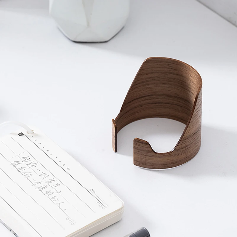

Walnut Mobile Phone Stand Desktop Portable Envelope Business Card Stands Multi Purpose Premium Storage Rack Desktop Holder