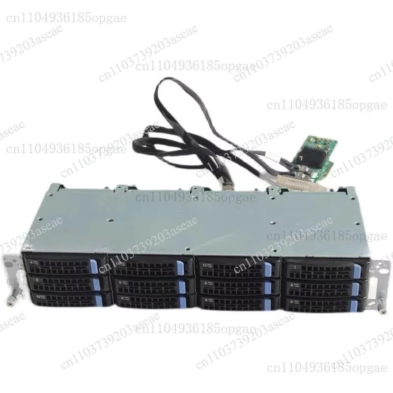 12-bay IT Pass-through 3.5-inch Hard Drive Cage 8087/8643 Interface SAS/SATA Storage 2308 Card 3008