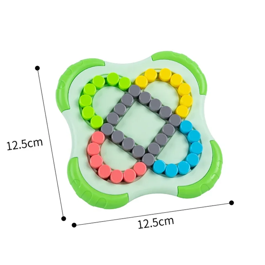 1PC Rotating Magic Beans Fingertip Cube Toys Children Spin Bead Puzzles Game Learning Educational Kids Adults Stress Relief Toy