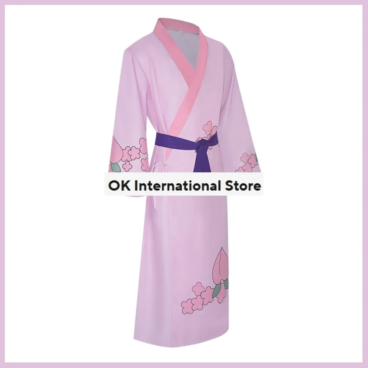 Anime Kozuki Momonosuke Cosplay Costume Wano Kuni pays enfance japonais rose Kimono Robe homme noël Halloween Costume