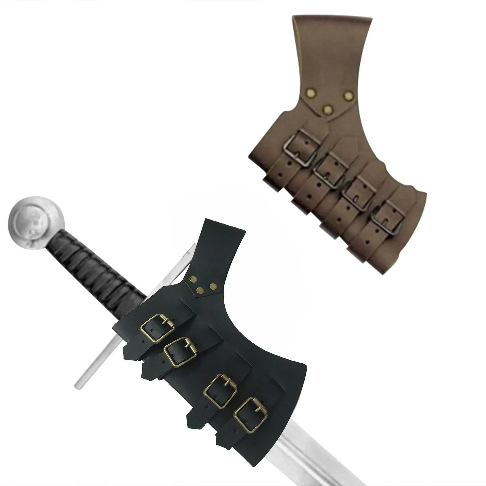 

Сабля-лягушка из искусственной кожи, регулируемый средневековый кожаный пояс-лягушка, ножны для взрослых, исторический костюм, реквизит в стиле фэнтези