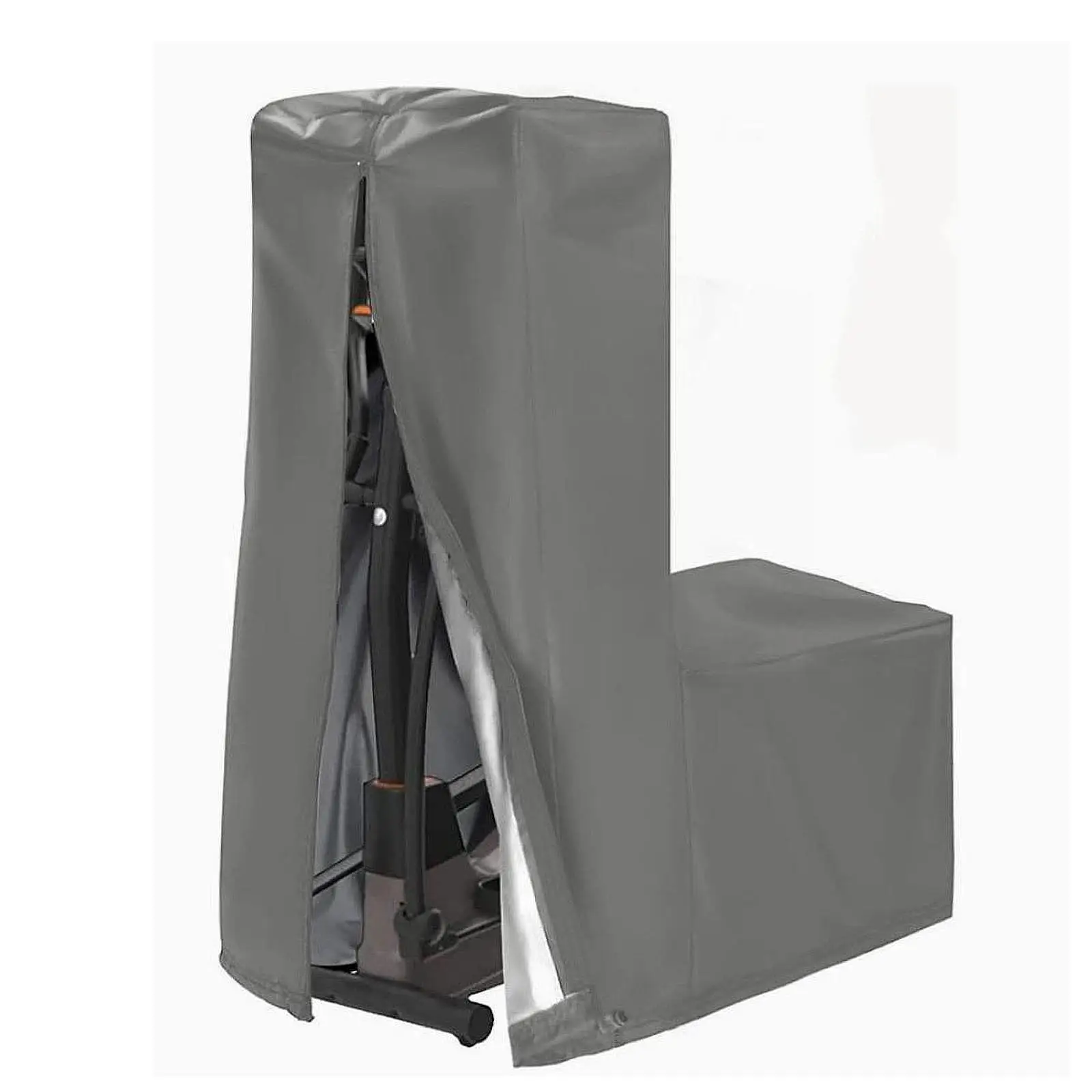 

Elliptical Machine Cover with Side Zipper Scratch Resistant Guard with Adjustable Drawstring Protective Cover for Garage Indoor
