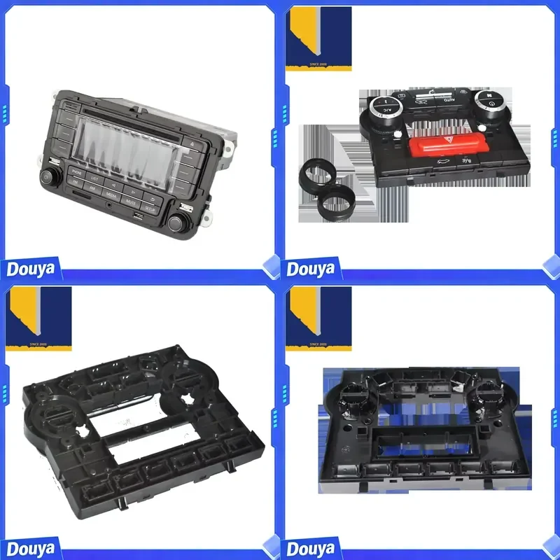 Car Center Console Structural Component Plastic Mould-High Precision Molding Long Life OEM/ODM Customized 1-2