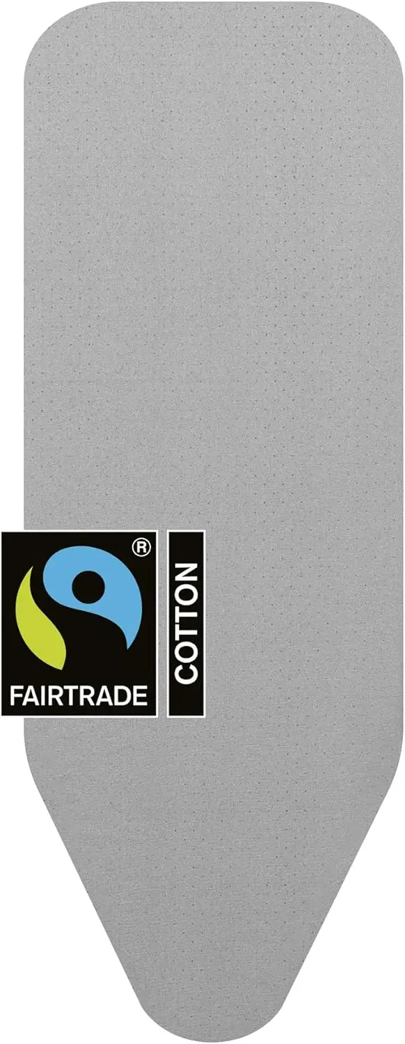 

Size C (49 x 18 inches) Replacement Ironing Board Cover with Thick Foam & Felt Padding (Metallized) Easy-Fit, 100% Cotton