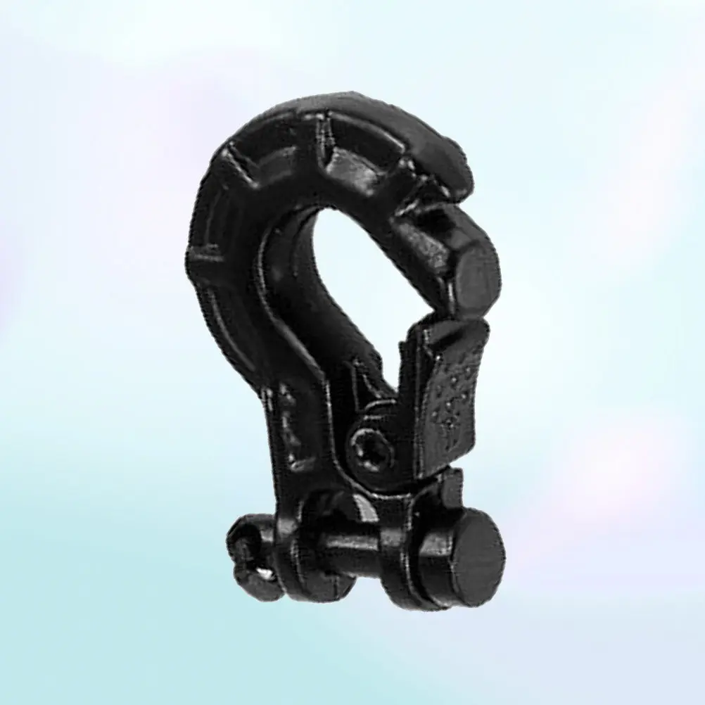 

1/10 Scale Aluminum Alloy Winch Car Durable Tow Realistic Design Replacement Decoration Tool For Rc Climbing Truck Black Color