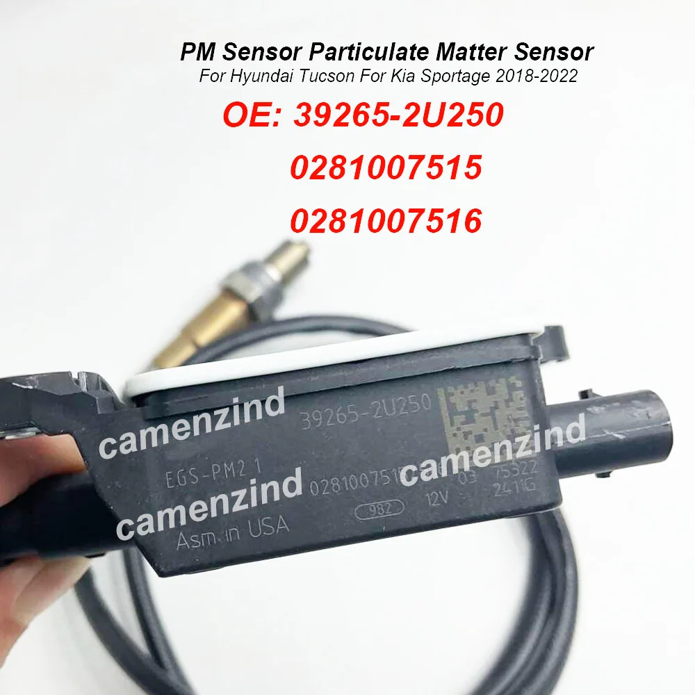

39265-2U250 PM Sensor Particulate Matter Sensor 392652U250 0281007515 0281007516 For Hyundai Tucson For Kia Sportage 2018-2022