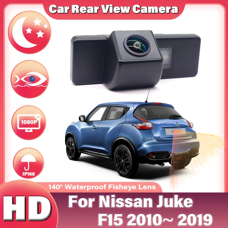 CCD HD 170° Fisheye Rear View Camera For Nissan Juke F15 2010 2011 2012 2013 2014 2015 2016 2017 2018 2019 Car Reverse Monitor