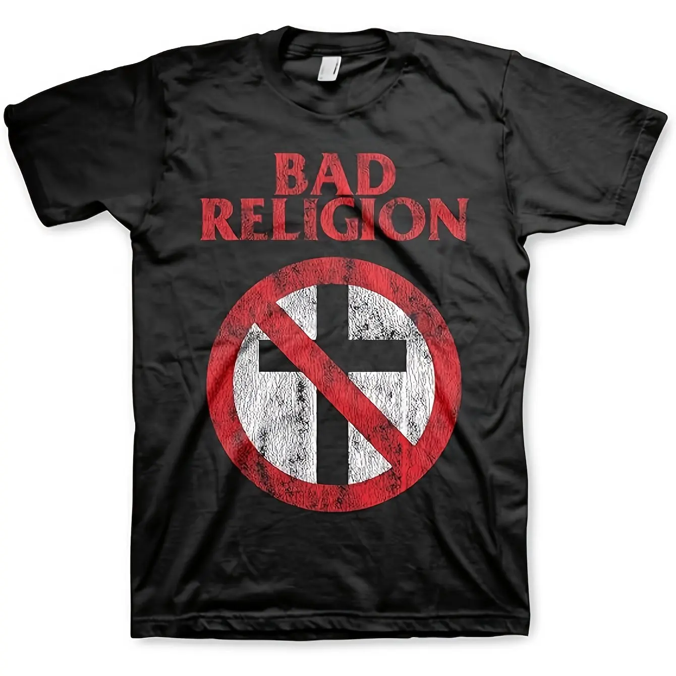 Meichao-Camiseta con patrón de religión mala para hombre, banda de Punk Rock, novedad de verano, ropa de calle de moda Vintage para hombre y mujer