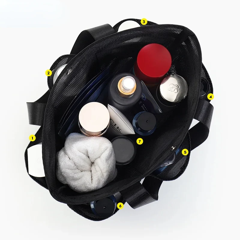 Borse da nuoto di grande capacità Cestino per doccia Borsa da bagno portatile Borse a tracolla per separazione asciutta e bagnata Borsa da palestra sportiva