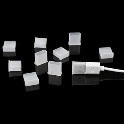 10Pcs Plastic USB male anti-dust plug stopper cap cover protector lids Consumer Electronics