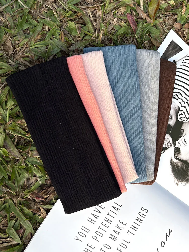 AliExpress MKSANFPN 1PC Minimalist Basic Solid Color Face Wash Cycling Running Sports Yoga Leisure Sweat-Absorbing Women Headscarf Headbands