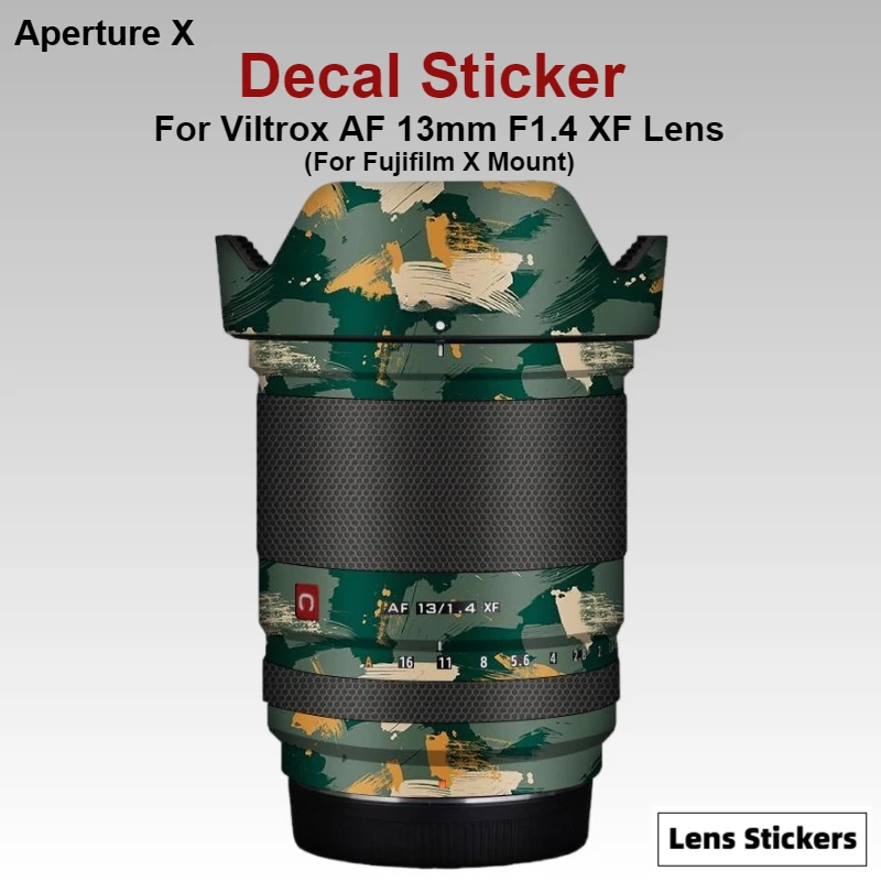 

For Viltrox AF 13mm F1.4 XF (For Fujifilm X Mount) Decal Skin Vinyl Wrap Film Camera Lens Protective Sticker 13 1.4 F/1.4 13/1.4