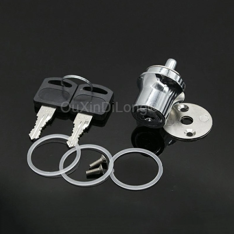 10PCS Glass Locks Showcase Sliding Door Locks Glass Cabinet Locks for Glass Display Cases File Cabinets Keyed Alike FG1391