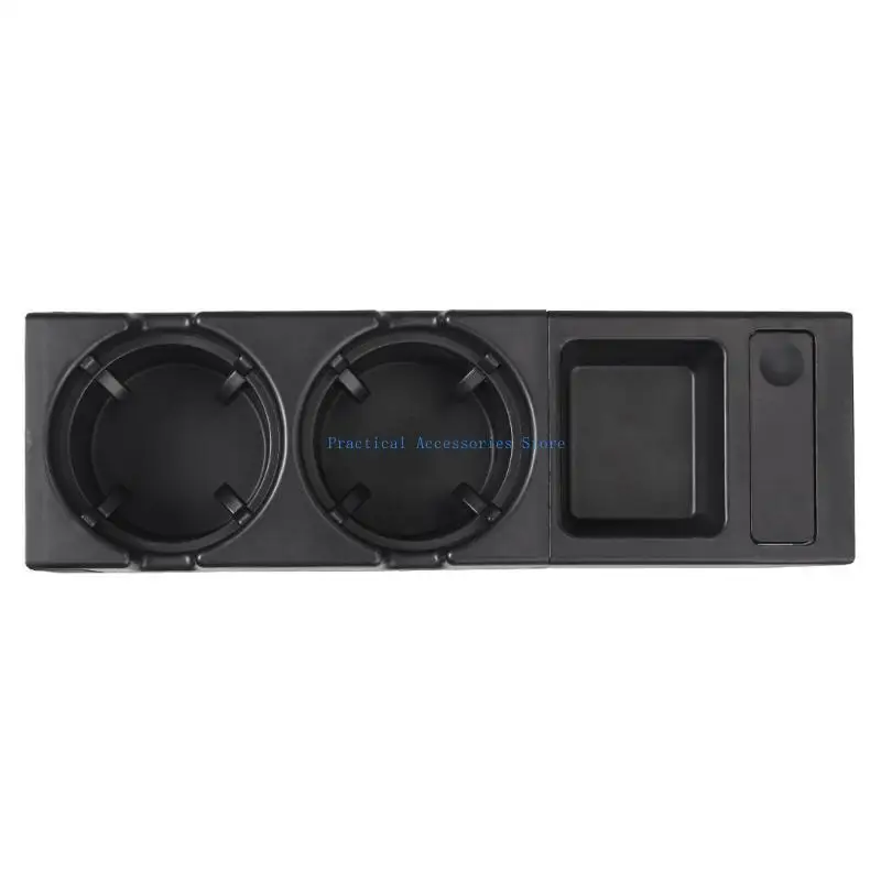 U75E حل تخزين المشروبات المستقرة حامل السيارة المقاوم للاهتراء حامل كأس السفر لـ E46 تعزيز راحة السفر #2