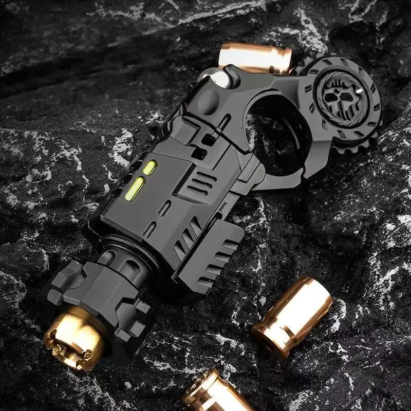 ​​Cool Metal Agent Pistol Fidget Toy - Stress Relief Shooting Desk Gadget for Office Travel Anxiety Relief Fun Birthday Gift​