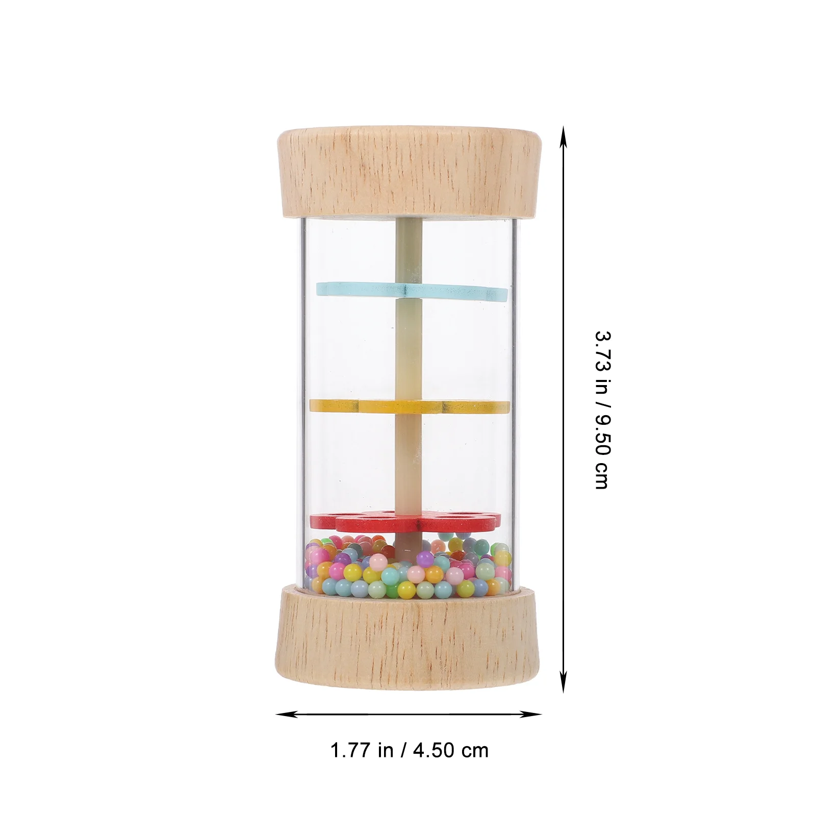 

1pc Rain Sound Tube Wooden Plastic Musical Instrument For Kids, Educational Sound Plaything For Toddlers, Birthday