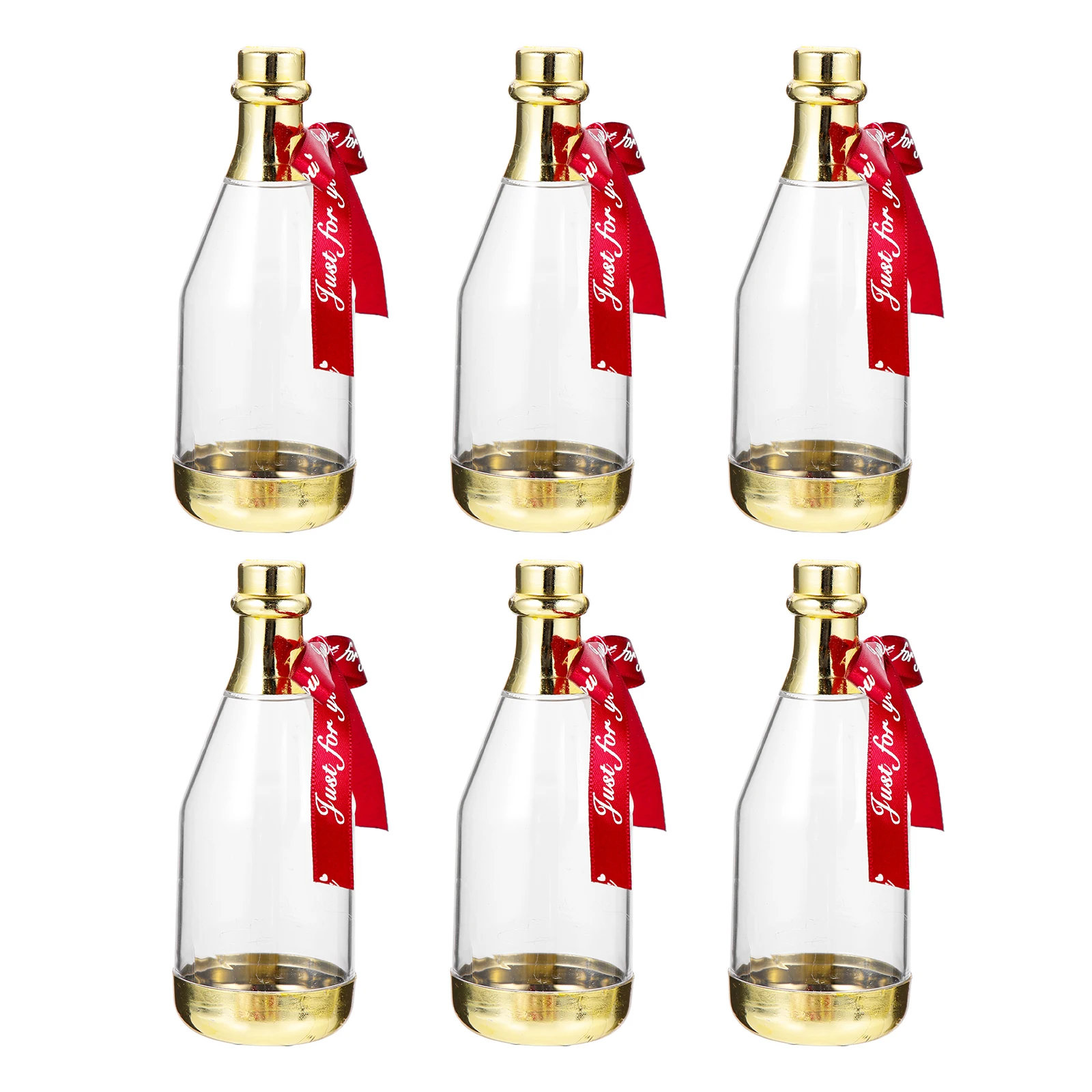 

6 Pcs y Boxes Lightweight Chocolate Box Wedding Party Favor Containers Visible Shape Storage