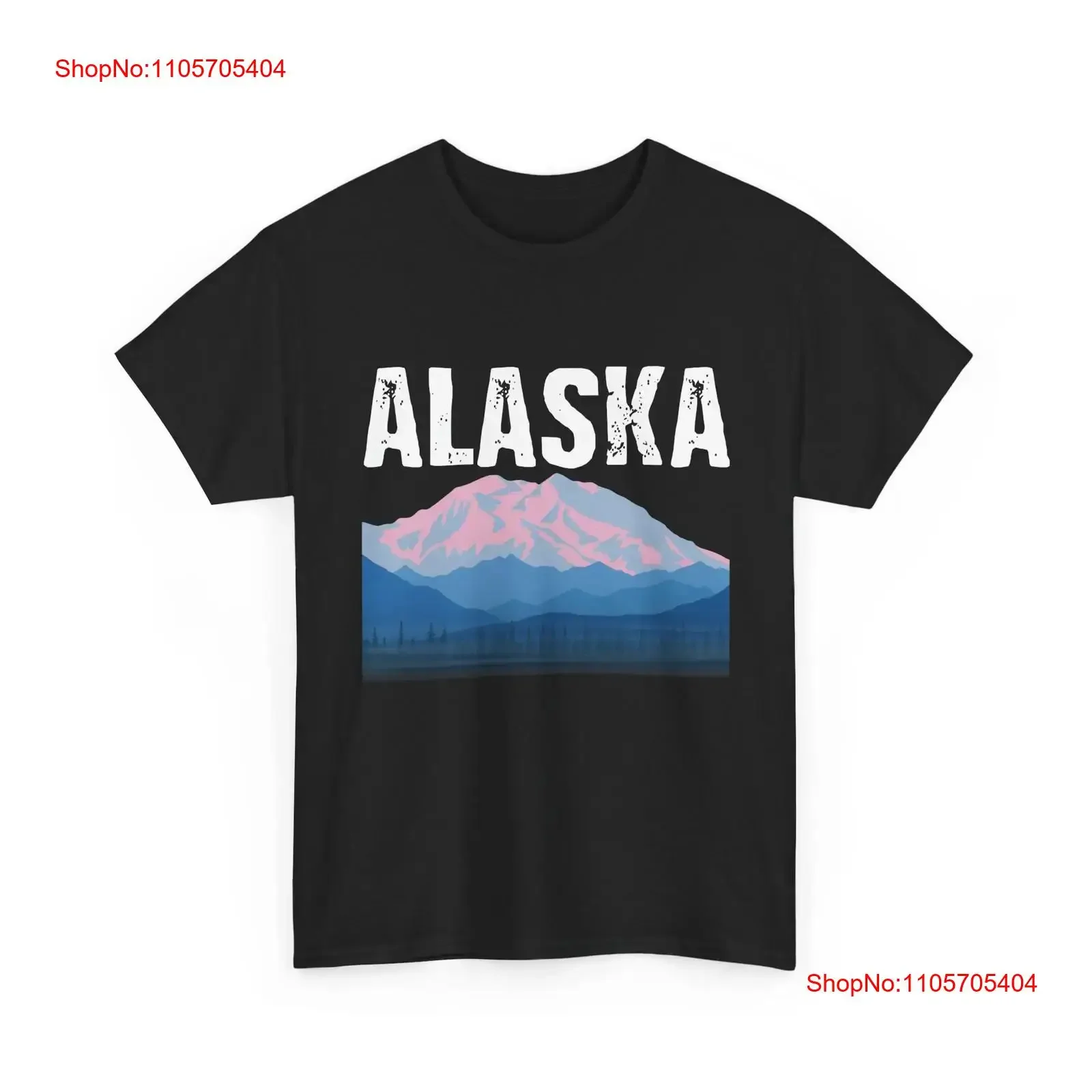 Alaska T Shirt Alaskan Nature Wildlife Lovers long or short sleeves vintage Washed Stretched Breathable graphic Soft streetwear