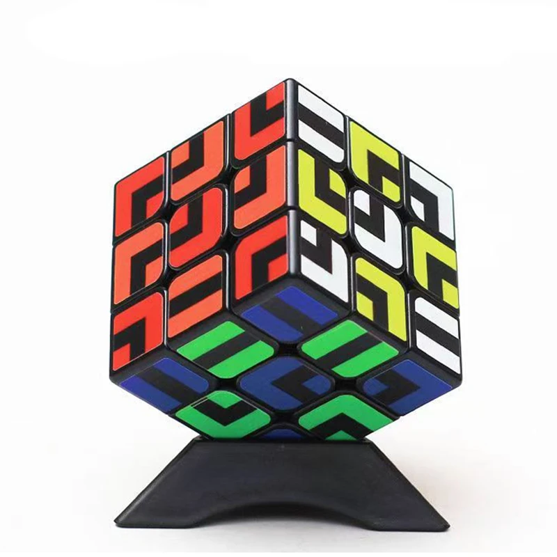 

Labyrinth Maze Speed Cube 3x3x3 Easy Turning Sensory Puzzle Toys Problem Solving Brain Teaser Gifts for Teenagers Boys Girls