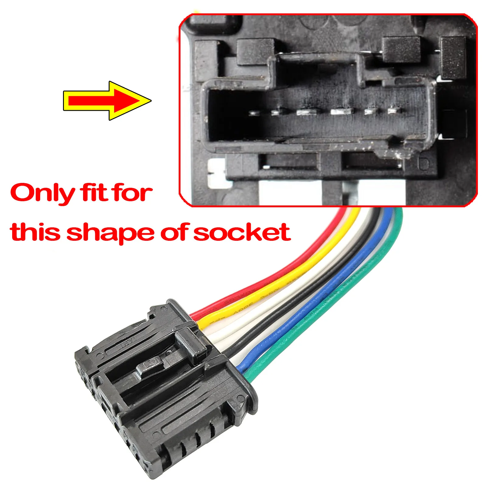 KASturbo Rücklichtkabelbaum Rücklicht Lampe Kabelbaum Für 206 207 307 308 1007 2008 C2 C3 C4 C5 DS3 1606248780 6441.AP
