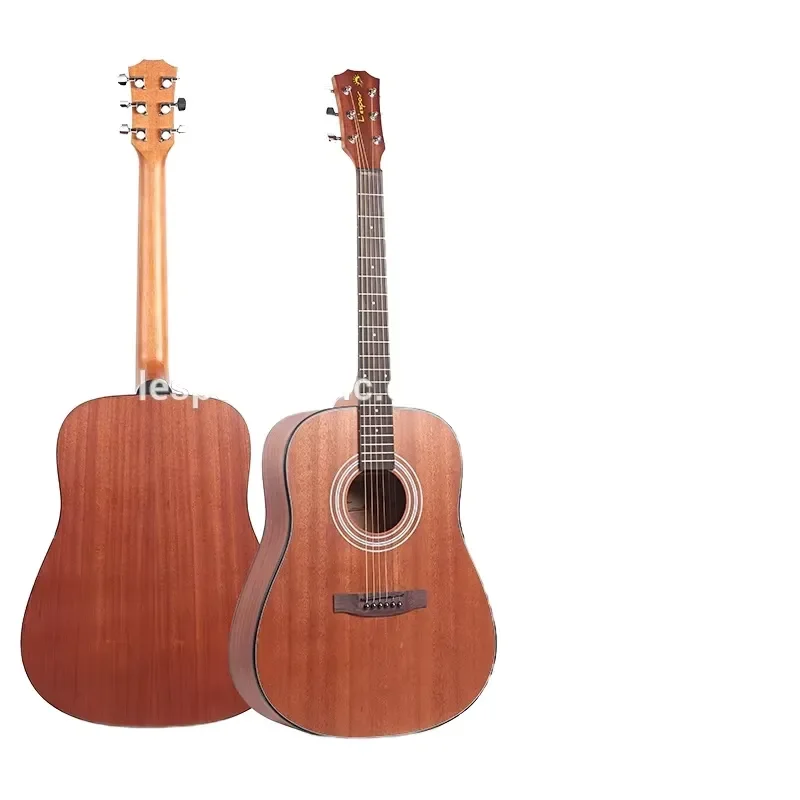 40-Inch 41-Inch Shabili Mahogany Acoustic Guitar Custom Logo Factory Made