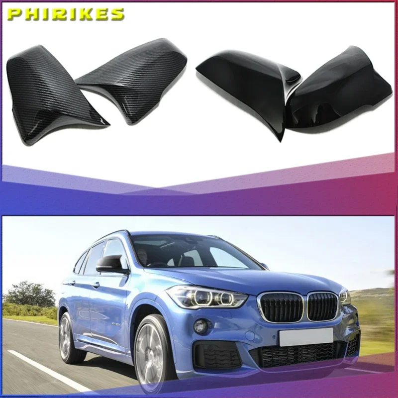 

Чехол для бокового зеркала заднего вида BMW X1, F48, F49, 1 серии, F52, 2 серии, F45, F56, X2, F39, Z4, G29, аксессуары для узоров из углеродного волокна