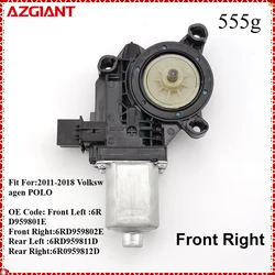 For 2011-2018 Volkswagen POLO Electric Window Lifter Regulator Motor High Quality Auto Repair Kits Accessories 6RD959801E