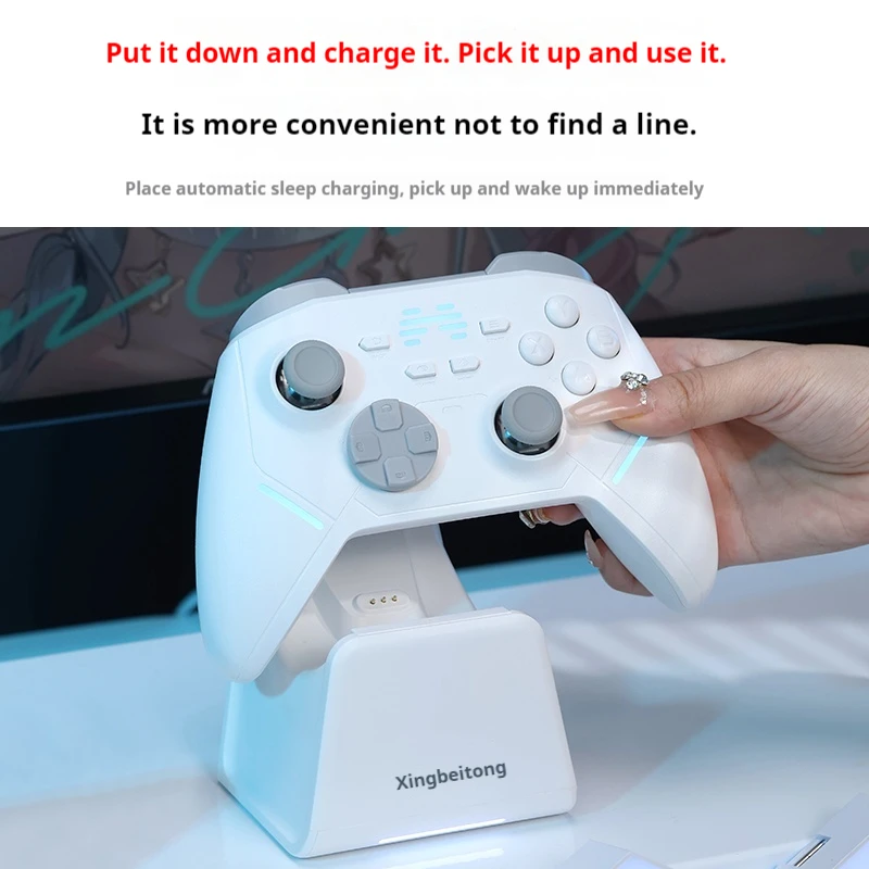 Beitong Kunpeng 40/Kunpeng 20 Charging Dock Smart Wake Up Wireless Charging Dock 2.5 Hours To Fully Charge For Gamepads Custom