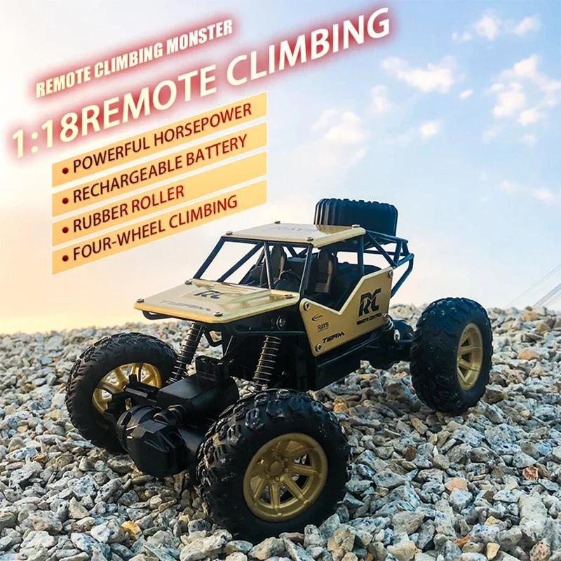 2029-RC Car Alloy Climbing Mountain Monster Radio Remote Control Cars Buggy Off-Road Control Trucks Boys Toys for Children