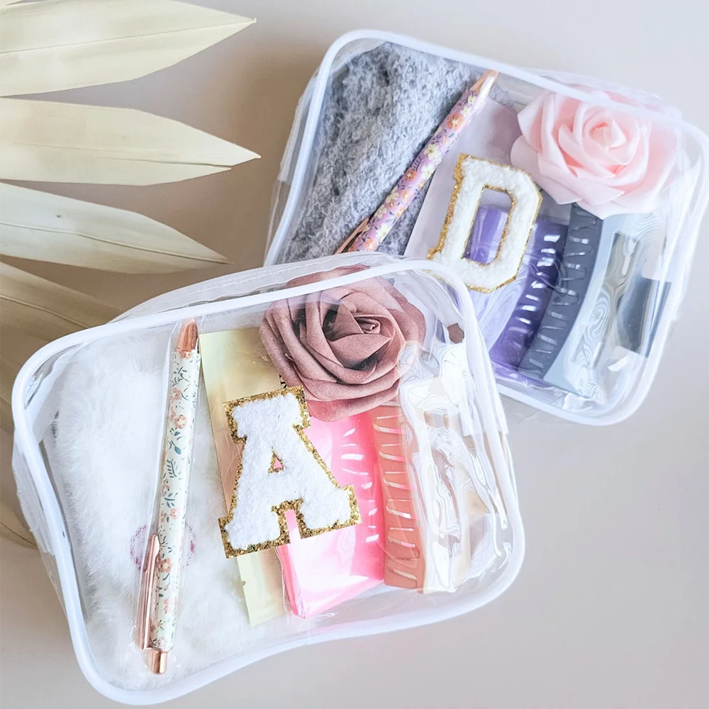 

Custom Transparent Makeup Bag Back To School Teacher Survival Kit Pre K Teacher First Day of School Appreciation Gift Wedding