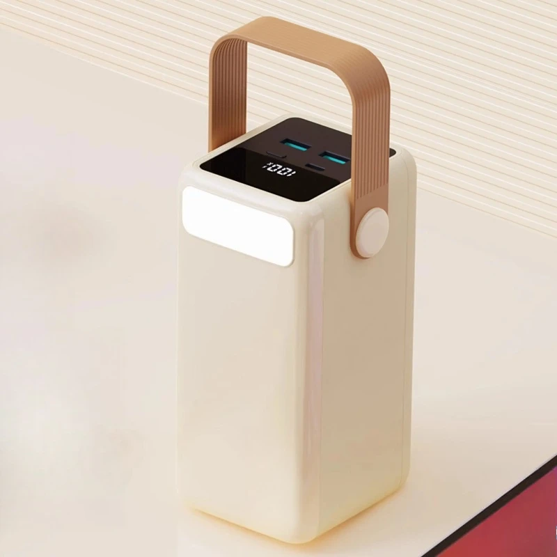 50000 MAh Large Capacity Power Bank Durable 22.5W Bidirectional Super Fast Charging with Lighting Desk Lamp Mobile Power Bank - view 5