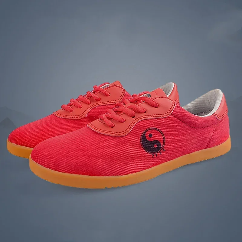 キャンバスカンフー太極拳シューズ武術シューズ武術スポーツスニーカーユニセックスフリーフレキシブルメンズレディースデイリーカジュアルウェア