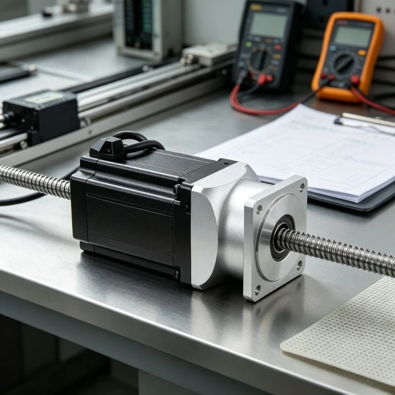 Precision Industrial 57mm Through-Screw Ball Screw Linear Stepper Motor Module Stage High Torque Reciprocating